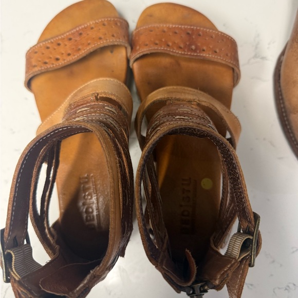 Bed Stu Shoes - Bed Stu Tan Leather Sandals